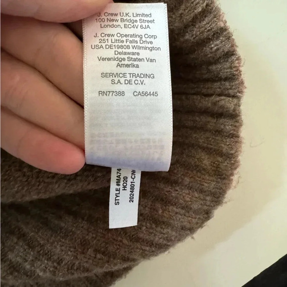 Madewell York Half-Zip Wool Alpaca Blend Pullover Sweater Women’s size small - Picture 9 of 12